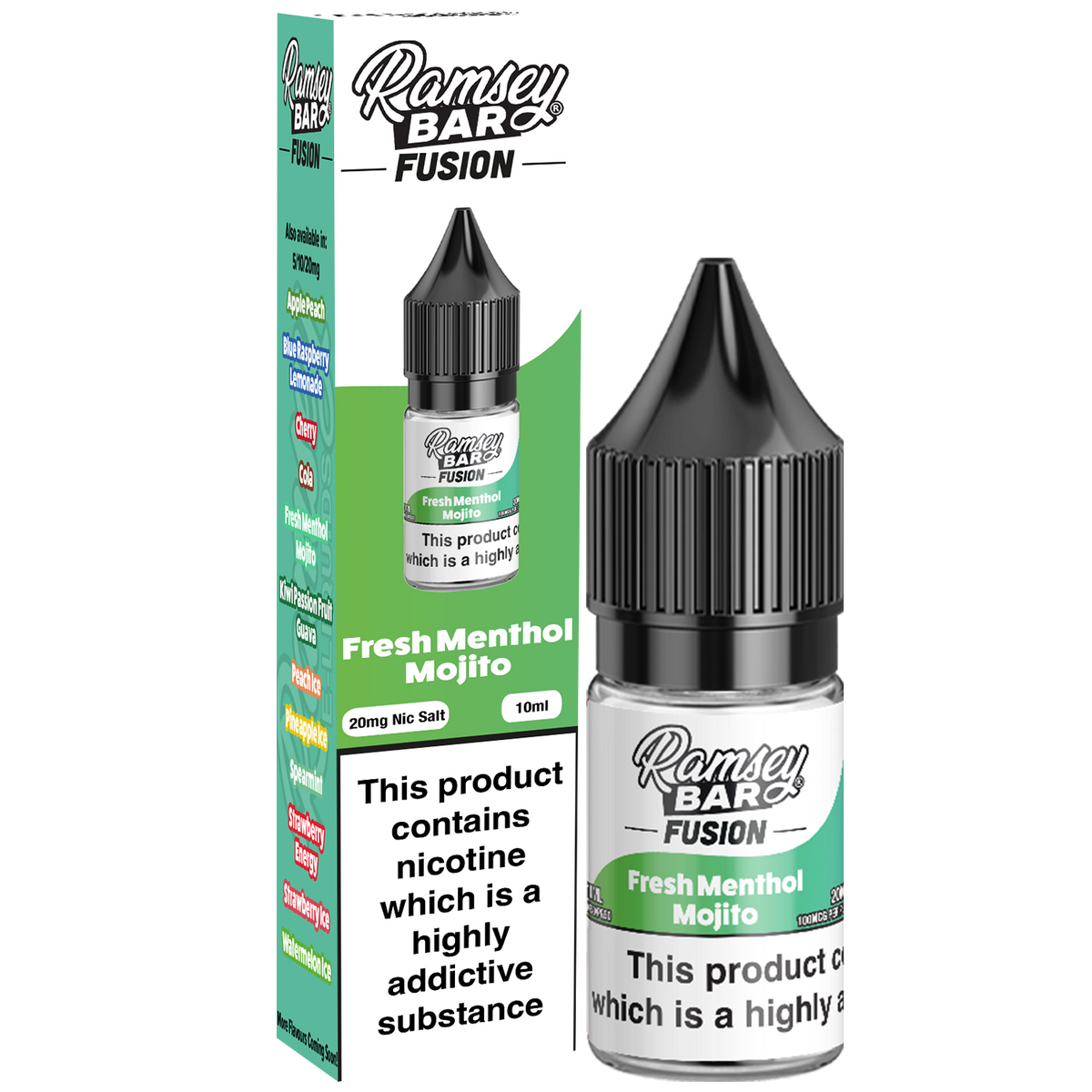 Fresh Menthol Mojito Nic Salt by Ramsey E-Liquids - Nic Salts UK