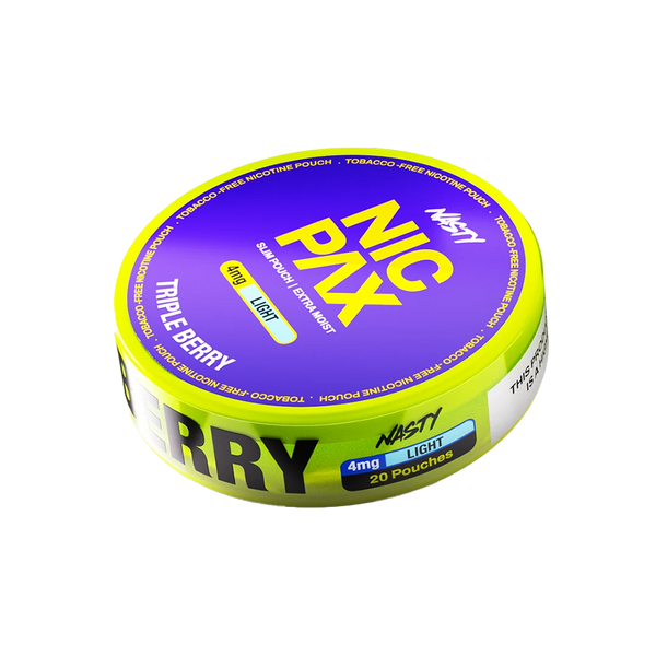 Nasty Nic Pax Triple Berry Nicotine Pouches