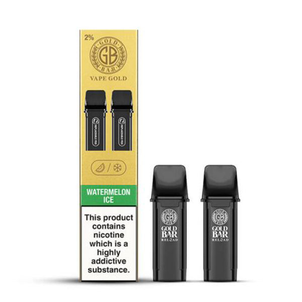 Gold Bar Reload Refill Prefilled Pods (2pk) - Watermelon Ice