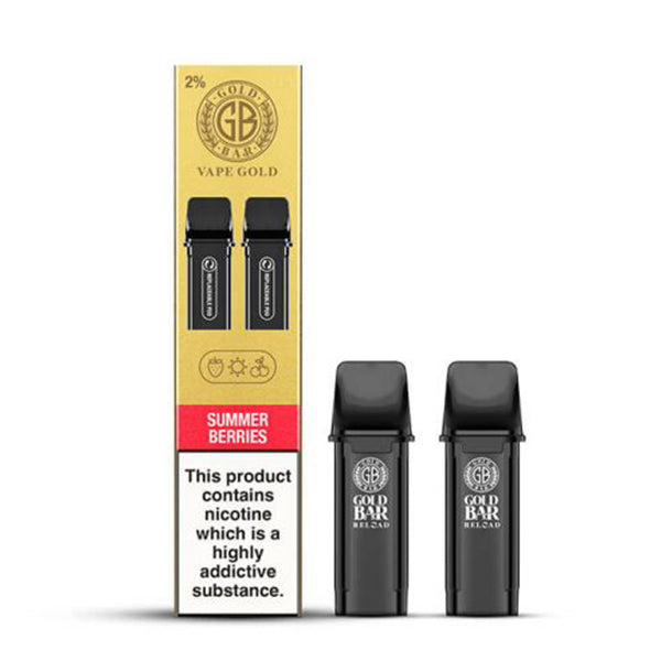 Gold Bar Reload Refill Prefilled Pods (2pk) - Summer Berries