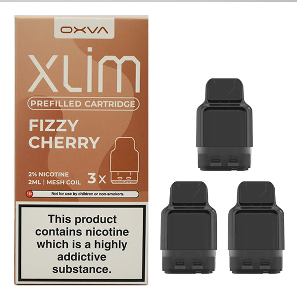 Oxva Xlim Prefilled Cartridge 3pack Fizzy Cherry