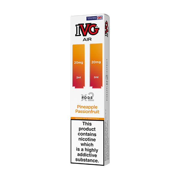 IVG Air Pods 2ml/2packs - Pineapple Passionfruit