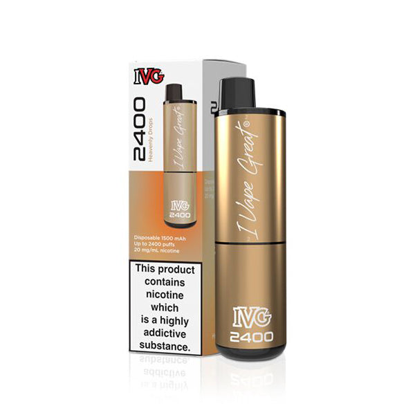 IVG 2400 Disposable Vape Device (Pack of 5) - Heavenly Drops