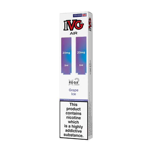 IVG Air Pods 2ml/2packs - Grape Ice