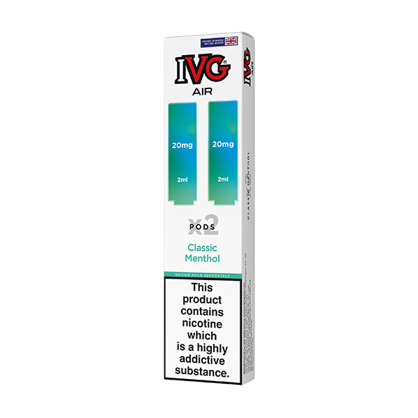 IVG Air Pods 2ml/2packs - Classic Menthol