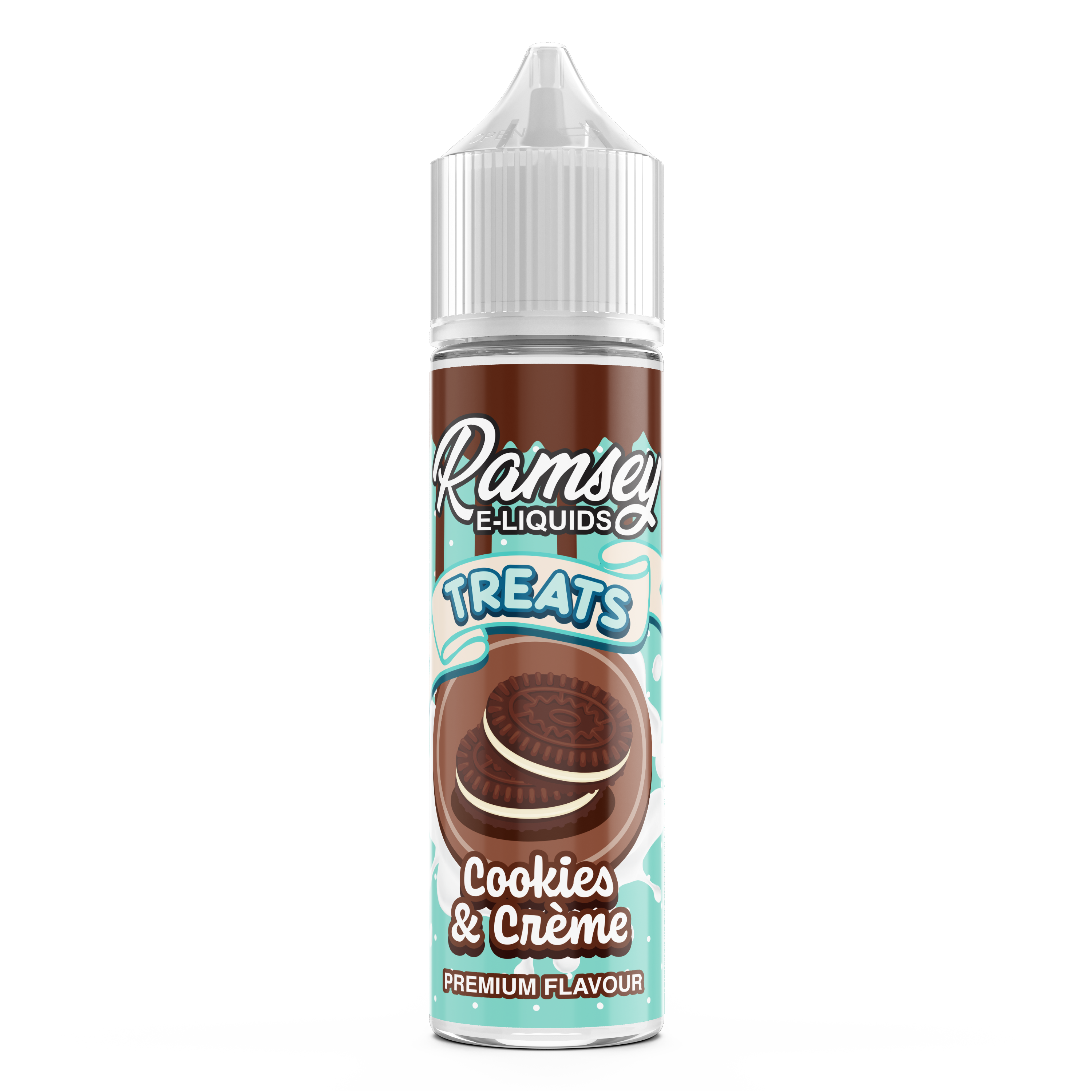 Ramsey E-Liquids Treats Cookies & Cream 0mg 50ml Shortfill E-Liquid