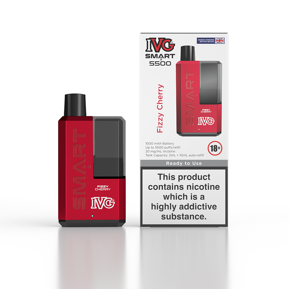 IVG Smart 5500 Disposable Vape Device - Fizzy Cherry