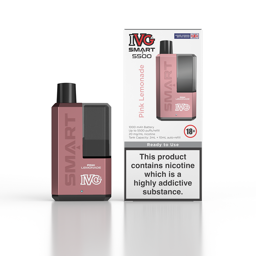IVG Smart 5500 Disposable Vape Device - Pink Lemonade