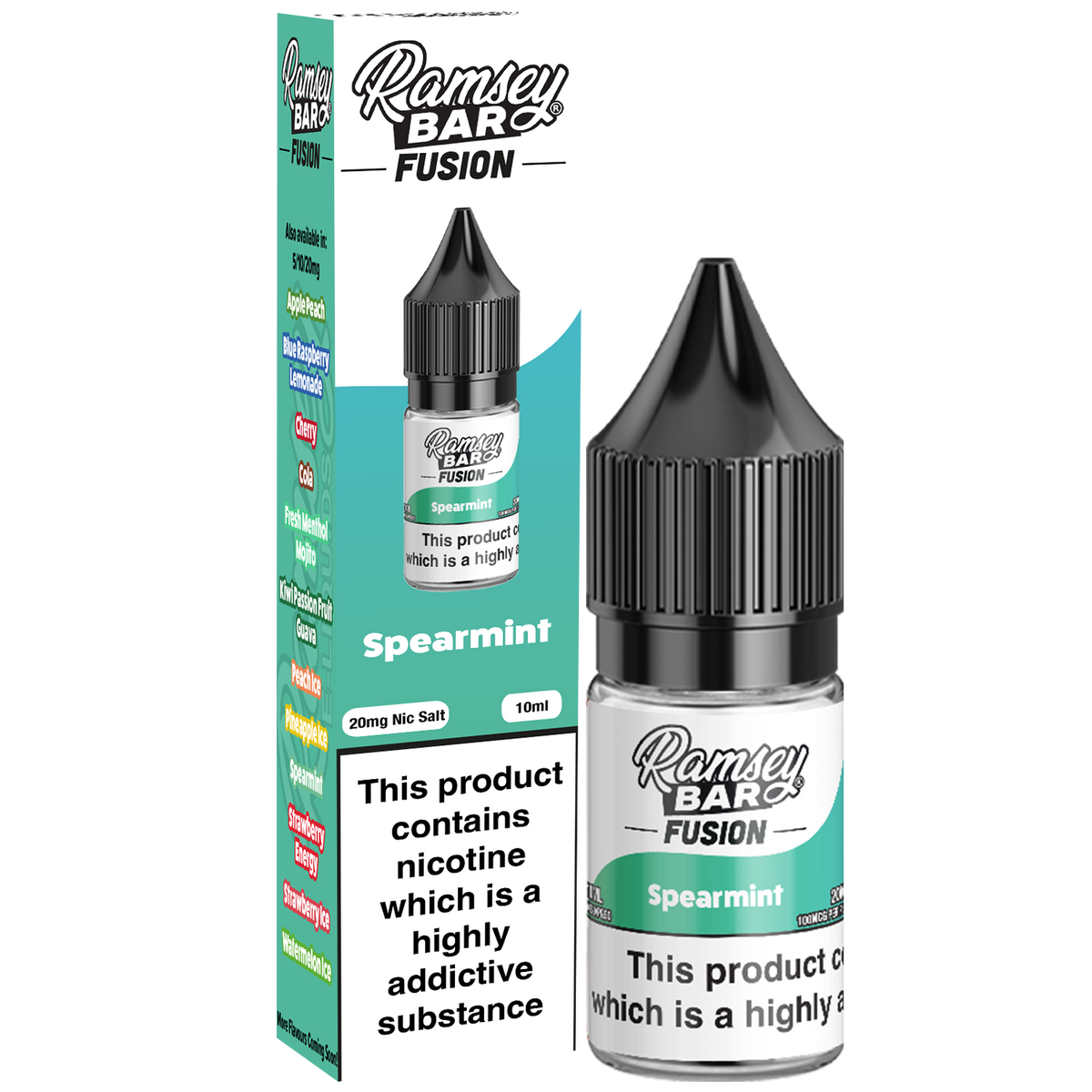 Spearmint Nic Salt by Ramsey E-Liquids - Nic Salts UK