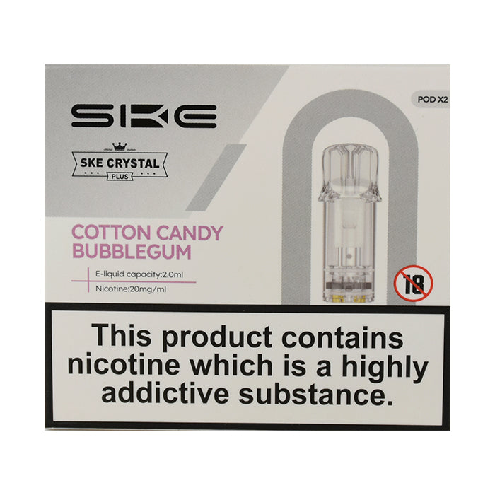 SKE Crystal Plus Prefilled Pods - Cotton Candy Bubblegum
