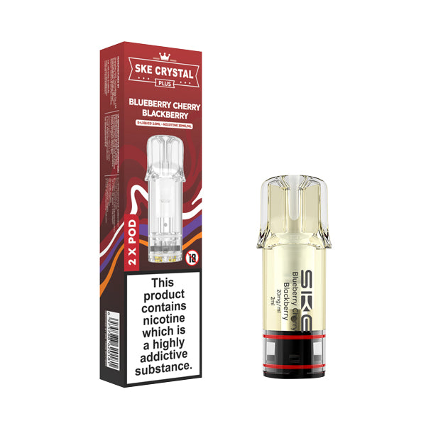 SKE Crystal Plus Prefilled Pods - Blueberry Cherry Blackberry