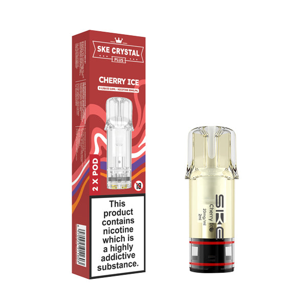 SKE Crystal Plus Prefilled Pods - Cherry Ice