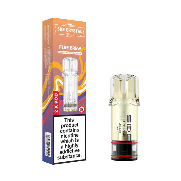 SKE Crystal Plus Prefilled Pods - Fire Brew