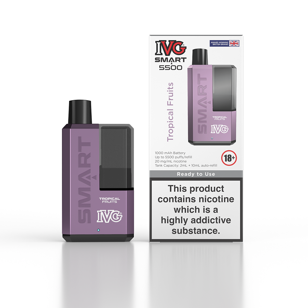 IVG Smart 5500 Disposable Vape Device - Tropical Fruits