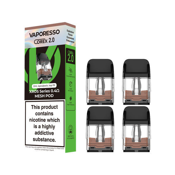 Vaporesso XROS Series Pods Corex 2.0 Tech Version - 0.4ohm