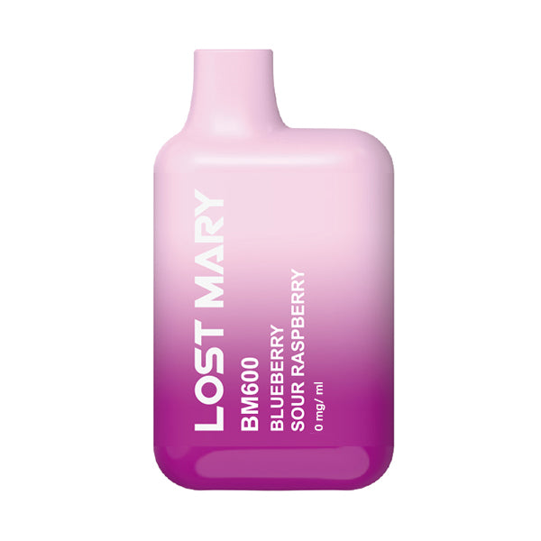 Lost Mary BM600 Disposable (0mg) - Blueberry Sour Raspberry