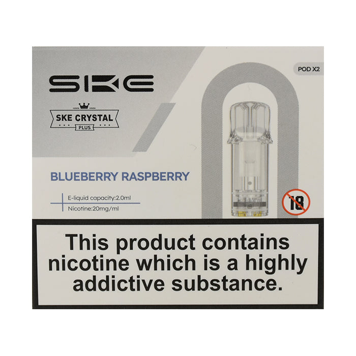 SKE Crystal Plus Prefilled Pods - Blueberry Raspberry
