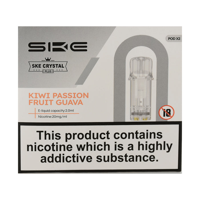 SKE Crystal Plus Prefilled Pods - Kiwi Passionfruit Guava