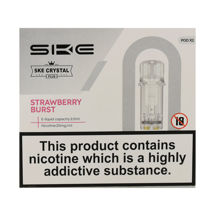 SKE Crystal Plus Prefilled Pods - Straw Berry Burst