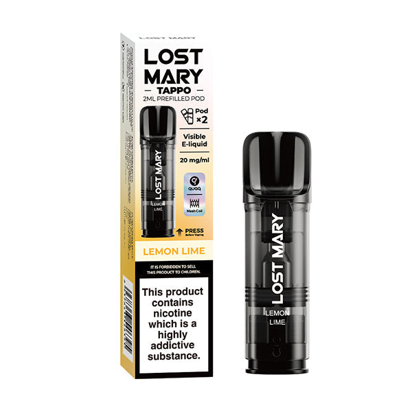 Lost Mary Tappo Prefilled Pods 2 Pack - Lemon Lime
