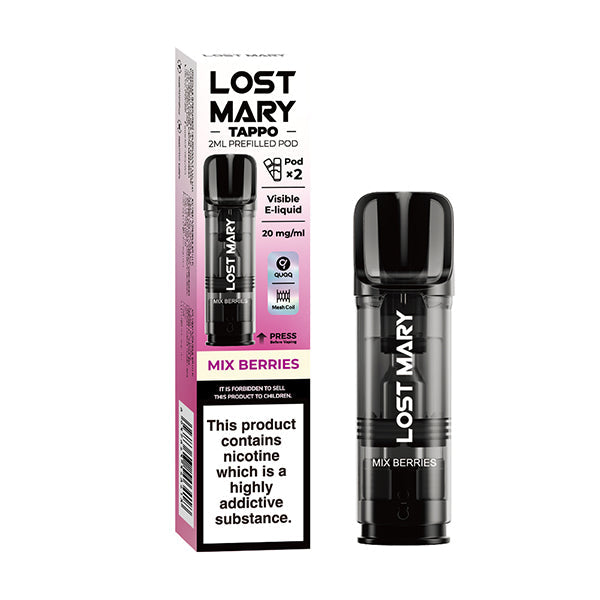 Lost Mary Tappo Prefilled Pods 2 Pack - Mix Berries