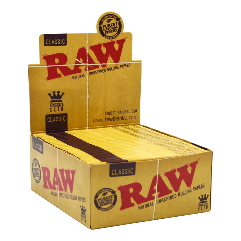 RAW Classic Natural Unrefined Rolling Papers (24pcs)
