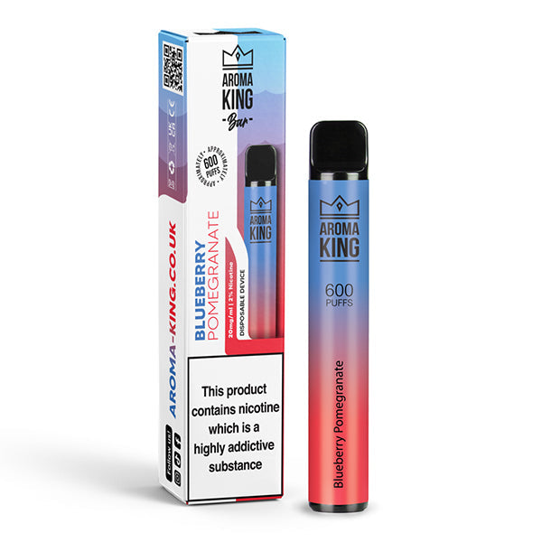 Aroma King Disposable Vape Device - Blueberry Pomegranate - 10mg