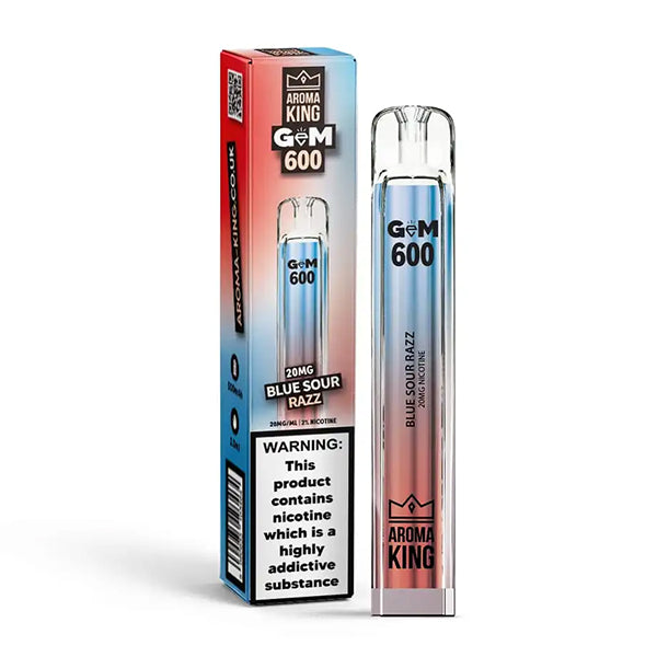 Aroma King Gem 600 Disposable Vape Device - Blue Sour Razz