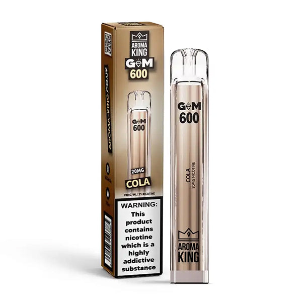 Aroma King Gem 600 Disposable Vape Device - Cola