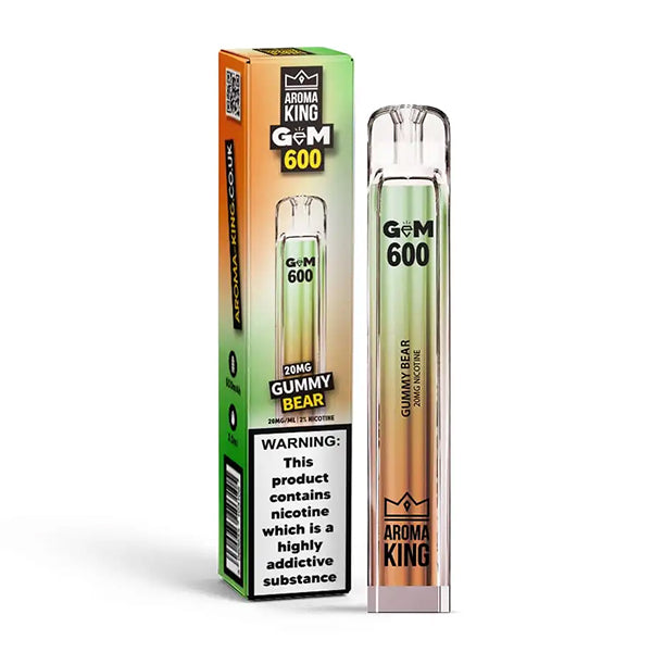 Aroma King Gem 600 Disposable Vape Device - Gummy Bear