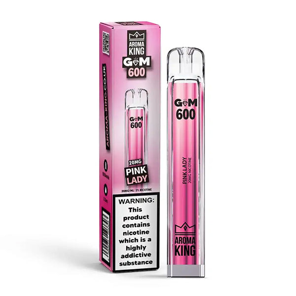Aroma King Gem 600 Disposable Vape Device - Pink Lady