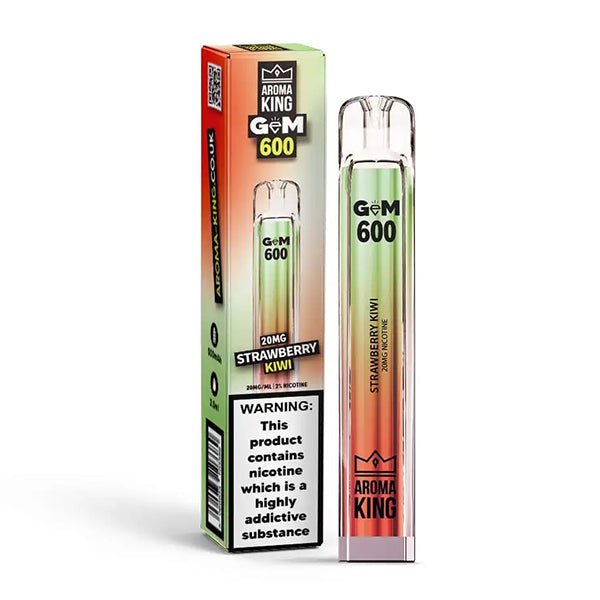 Aroma King Gem 600 Disposable Vape Device - Strawberry Kiwi
