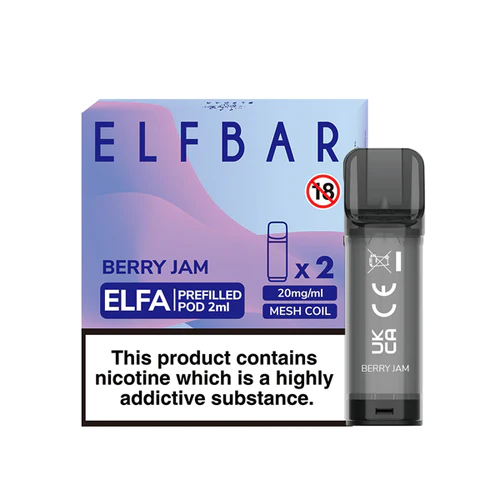 Elf Bar Elfa Prefilled Pods 2pcs - Berry Jam