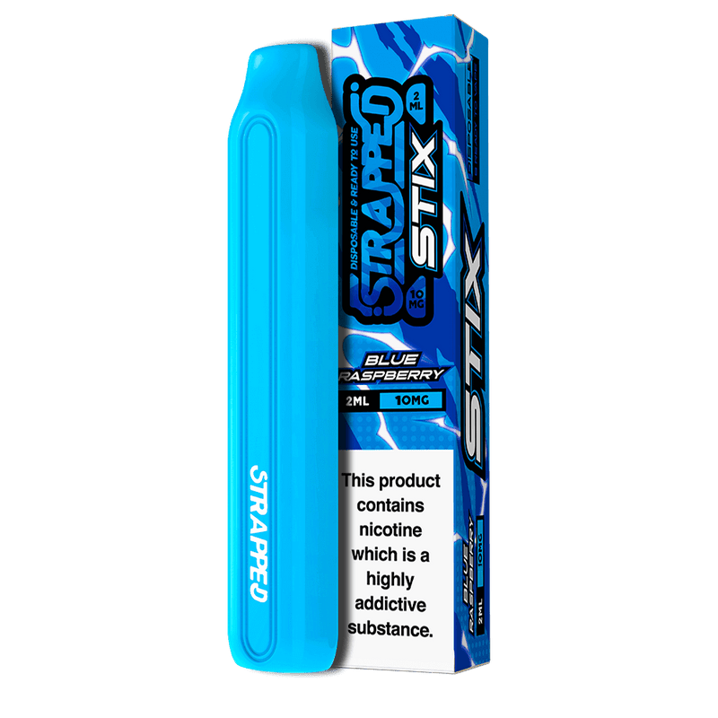 Strapped Stix Disposable Vape Device - Blue Raspberry