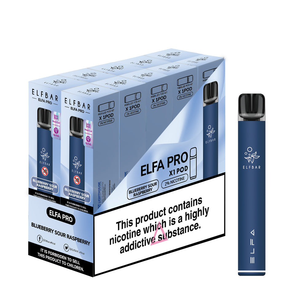 Elf Bar Elfa Pro Pod Kit - Navy Blue - PACK OF 10