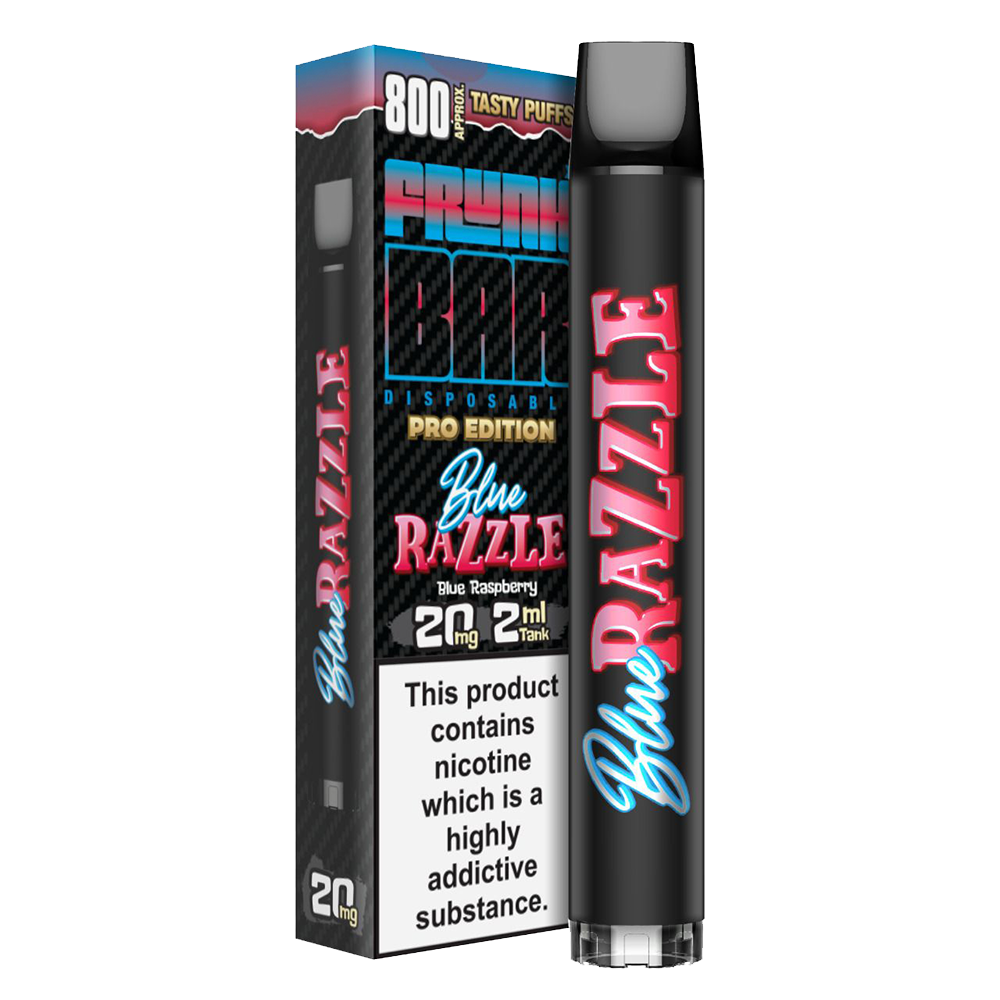 Frunk Bar Pro Disposable Vape Device 20mg - Blue Razzle