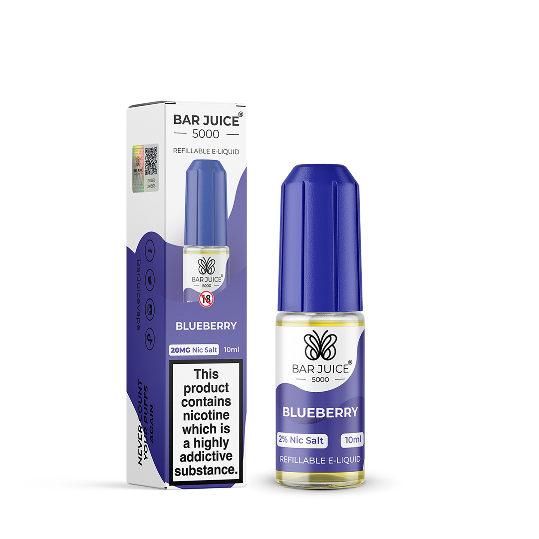 Bar Juice 5000 Blueberry 10ml Nic Salt - 10mg