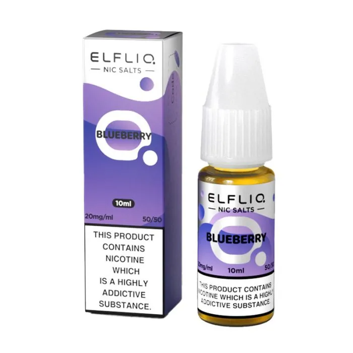 ELFLIQ Official Elf Bar Nic Salt 10ml Blueberry 10mg