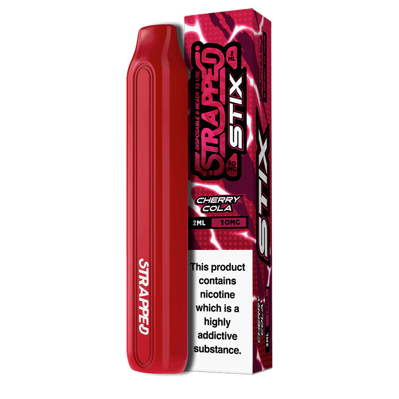 Strapped Stix Disposable Vape Device - Cherry Cola
