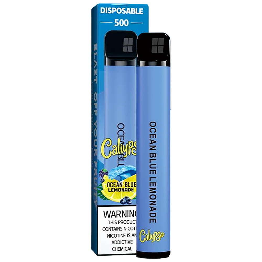 Calypso Bar 600 Disposable Pod Device (Short Date/Out of Date) - Ocean Blue Lemonade