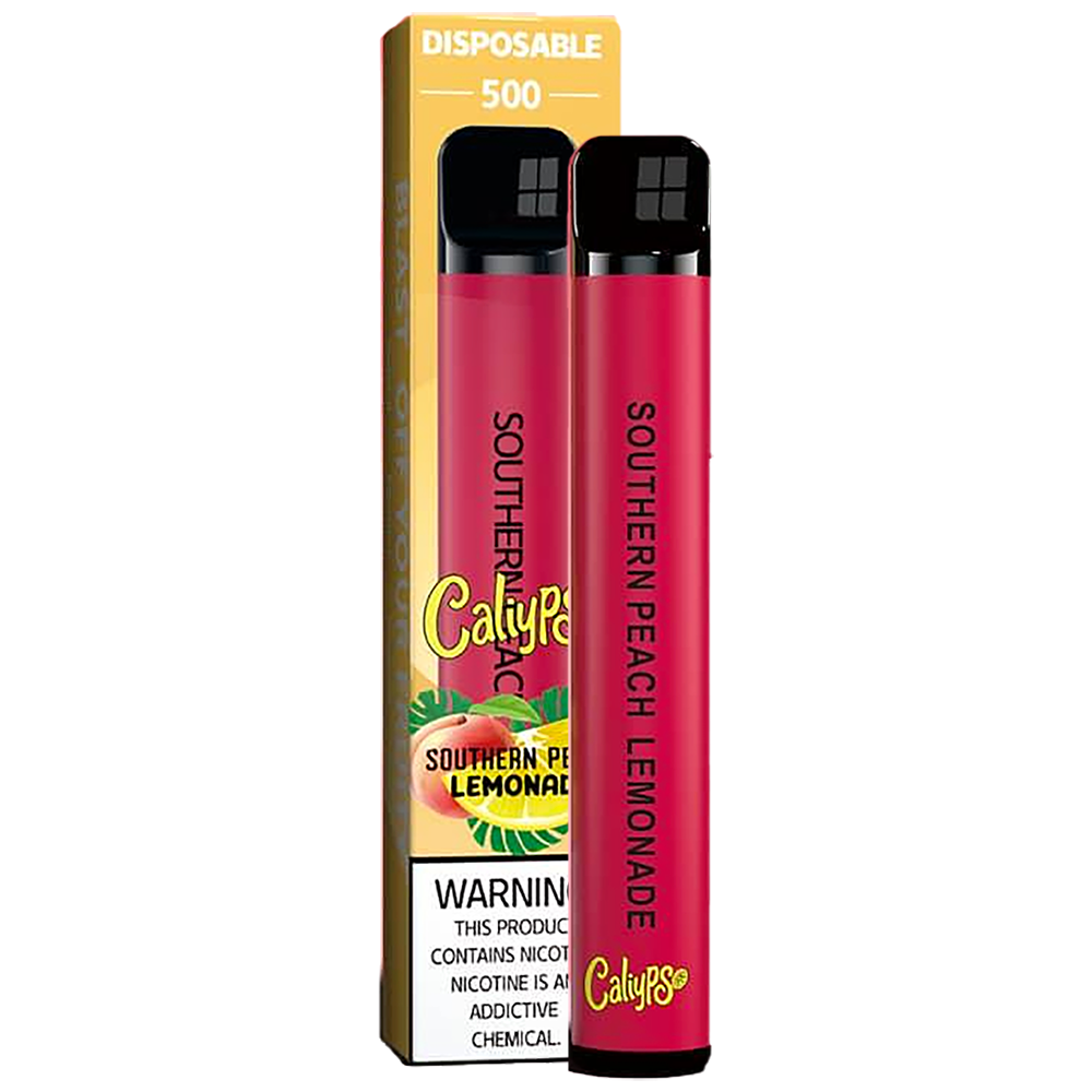Calypso Bar 600 Disposable Pod Device (Short Date/Out of Date) - Southern Peach Lemonade