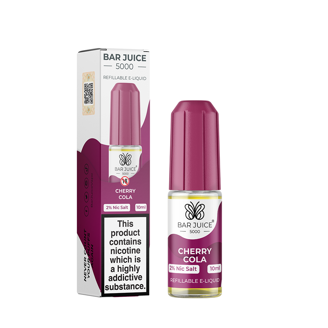 Bar Juice 5000 Cherry Cola 10ml Nic Salt - 20mg