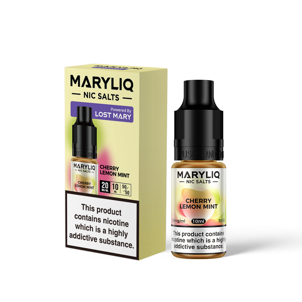 Lost Mary Maryliq Cherry Lemon Mint Nic Salt 10ml