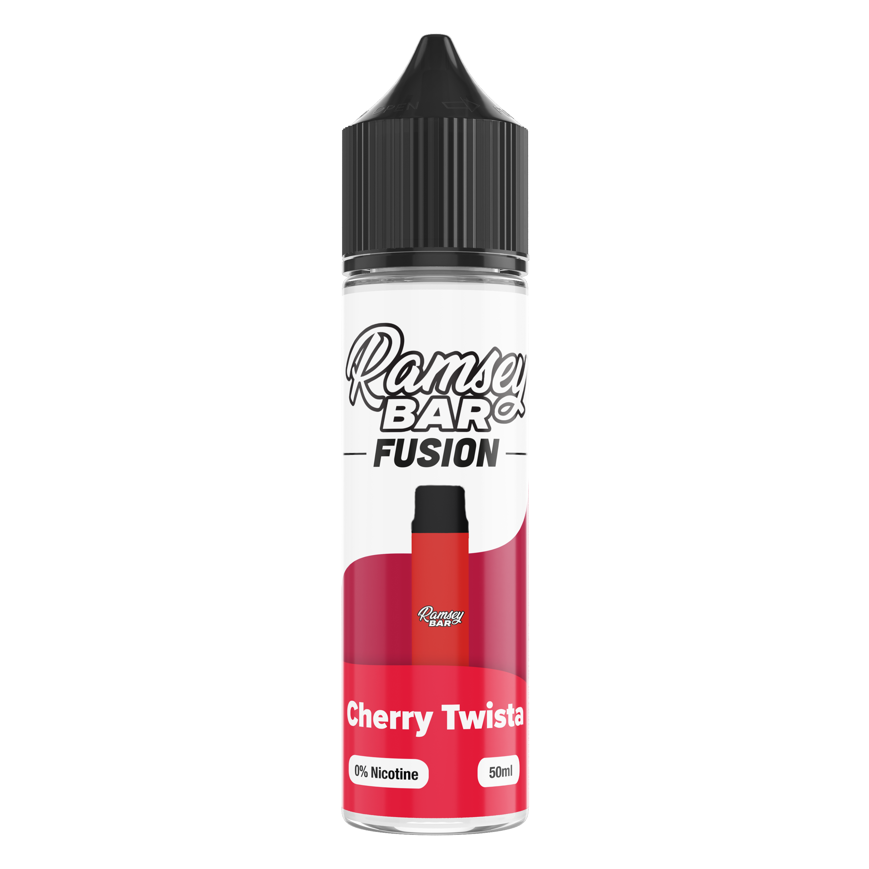 Ramsey Bar Fusion Cherry Twista 50ml Short Fill E-Liquid