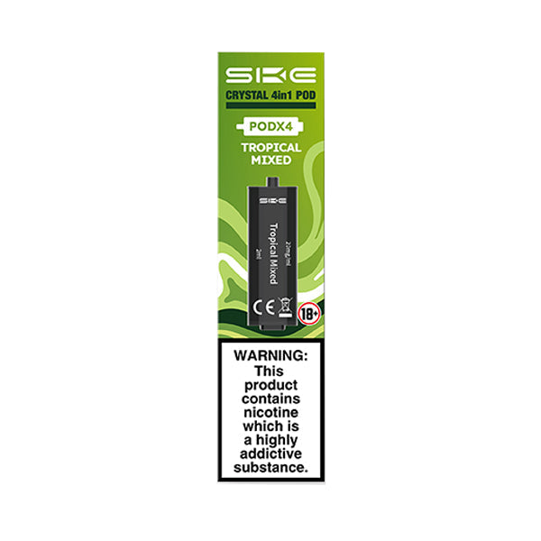 SKE Crystal 4in1 Prefilled Pods 2ml - Tropical Mixed
