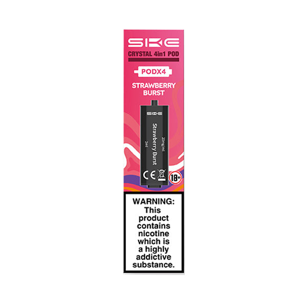 SKE Crystal 4in1 Prefilled Pods 2ml - Strawberry Burst