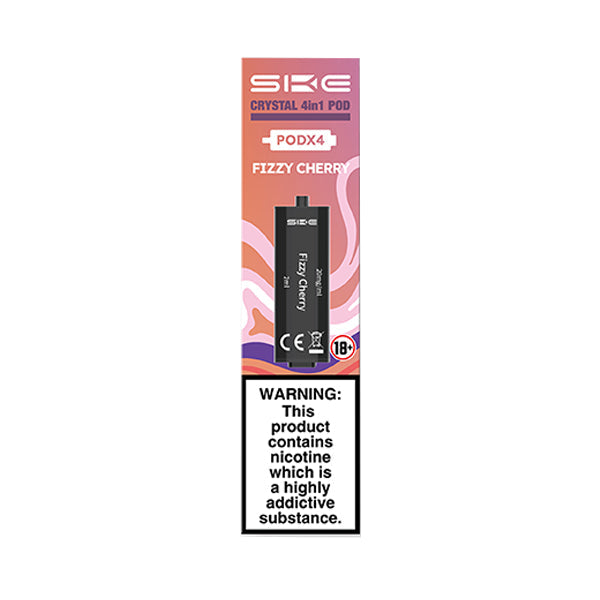 SKE Crystal 4in1 Prefilled Pods 2ml - Fizzy Cherry