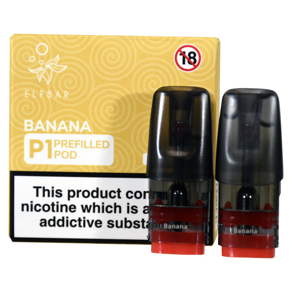 Elf Bar Mate500 P1 Prefilled Pods 2 Pack - Banana