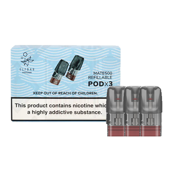 Elf Bar Mate 500 Refillable Pod 1.6ml (3 Pack)