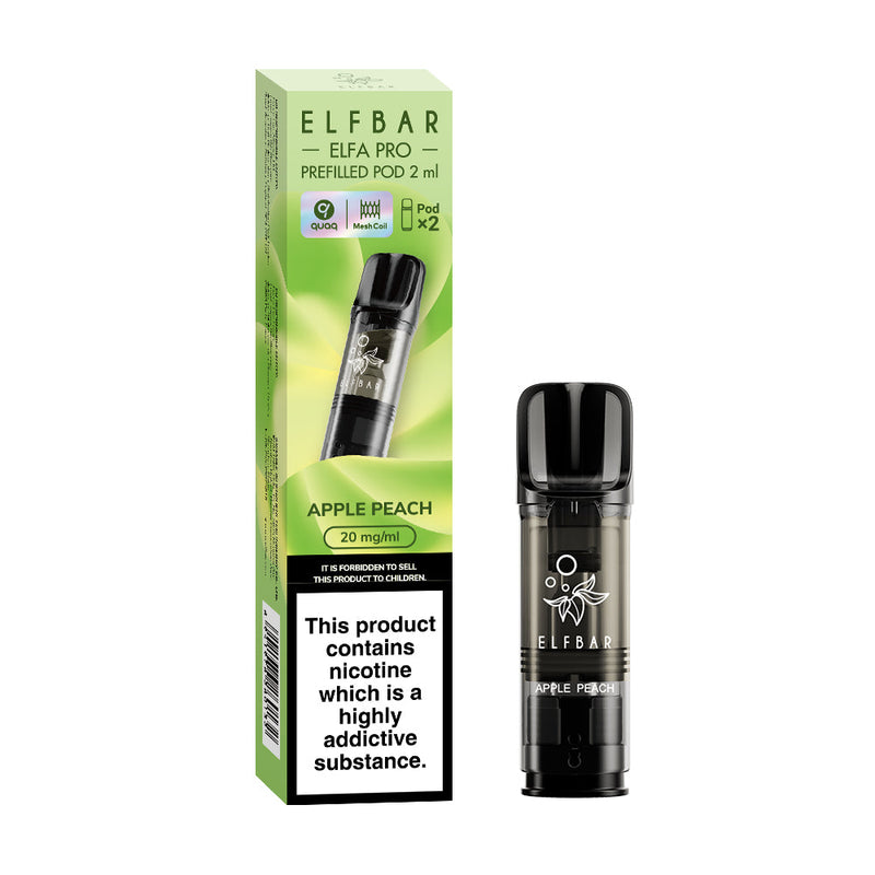 Elf Bar Elfa Pro Prefilled Pods 2pcs - Apple Peach - Single